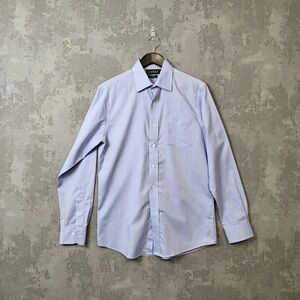 Men's Classic Blue Dress Shirt